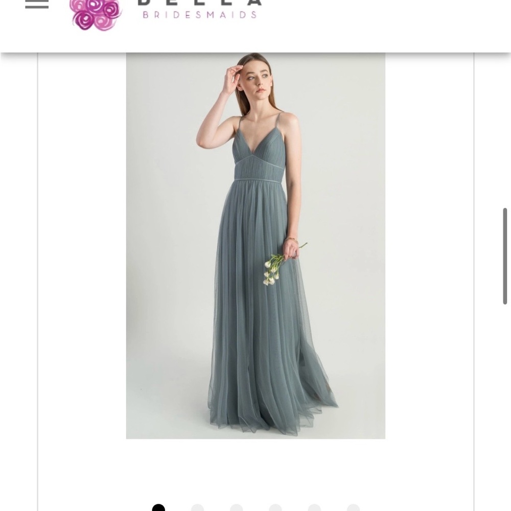 Jenny Yoo Mayan Blue Soft Tulle